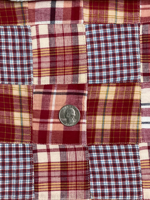 Red CPW-001 Patchwork Cotton Madras
