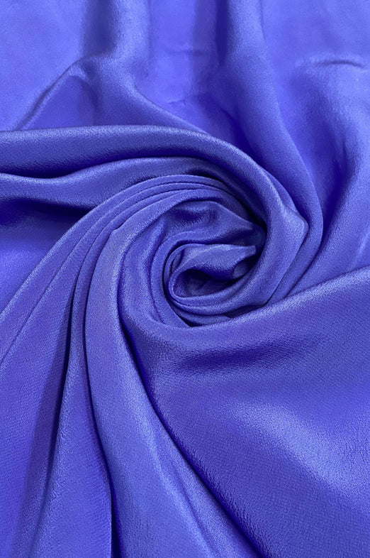 Dazzling Blue Light Silk Crepe CRP-016 Fabric