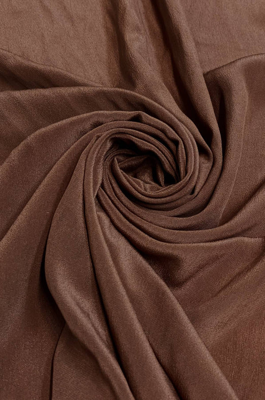Brown Light Silk Crepe CRP-023 Fabric