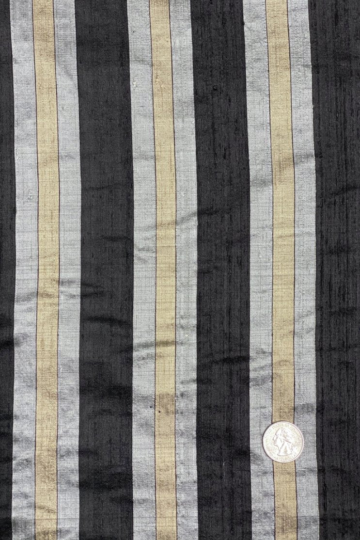 Multicolor Striped Silk Shantung 610/1 Fabric main image 1