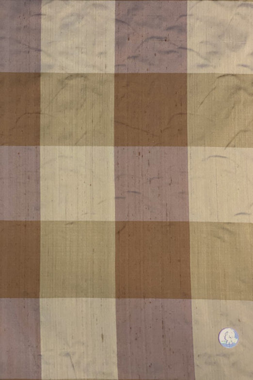 Multicolor Plaid Silk Shantung 438 Fabric