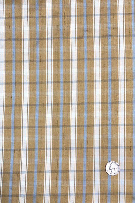 Mulitcolor Tartan Plaid Silk Shantng 477 Fabric
