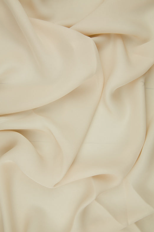 Mother of Pearl Silk Double Georgette Fabric