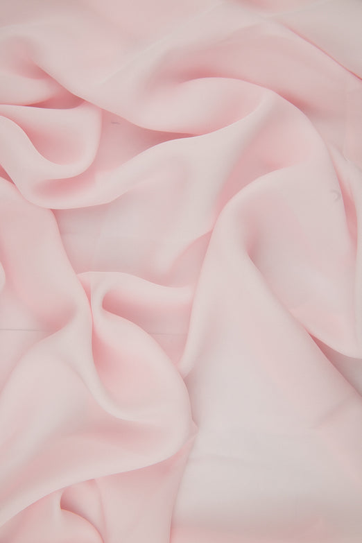 Baby Pink Silk Double Georgette Fabric