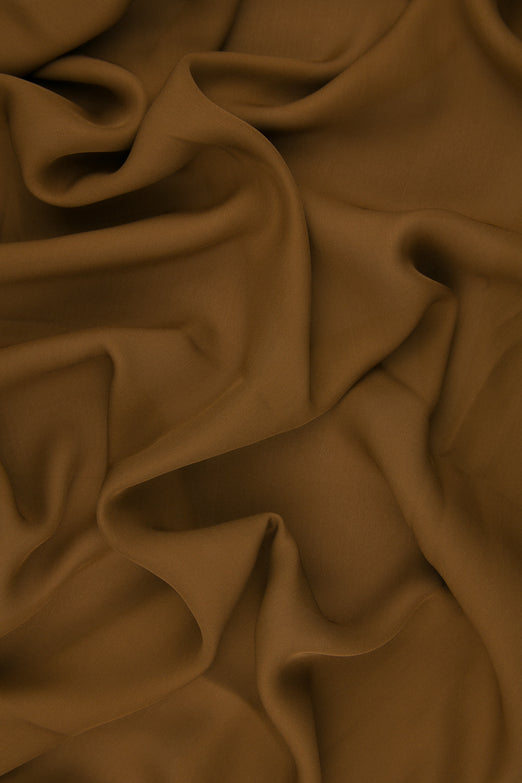 Copper Silk Double Georgette Fabric