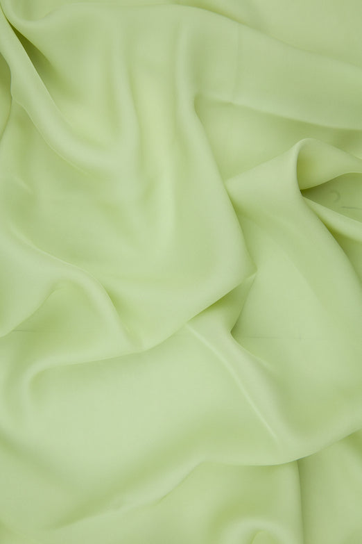 Pale Green Silk Double Georgette Fabric