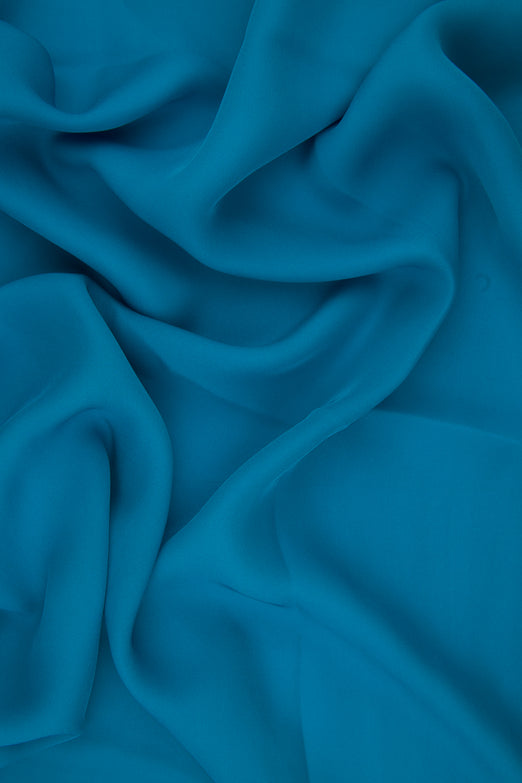 Caribbean Sea Silk Double Georgette Fabric
