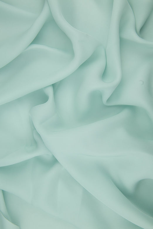 Honeydew Silk Double Georgette Fabric