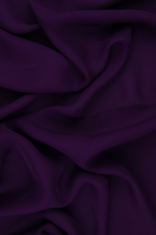 Amethyst Silk Double Georgette Fabric