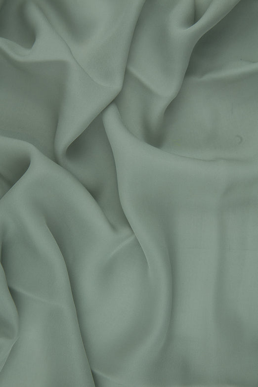 Light Gray Silk Double Georgette Fabric