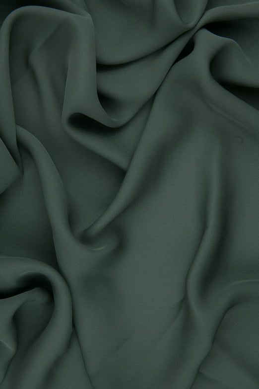 Charcoal Silk Double Georgette Fabric