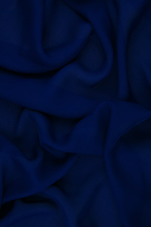 Ultramarine Silk Double Georgette Fabric