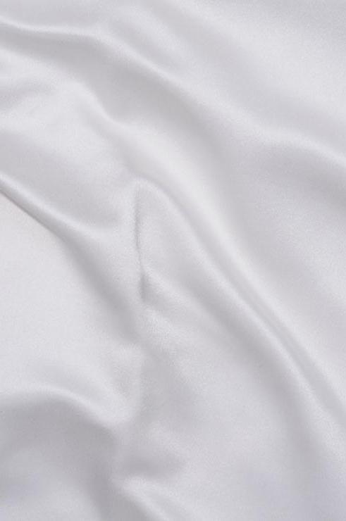 silk dress fabric White Silk Duchess Satin Fabric By The Yard