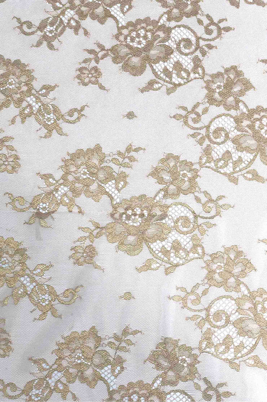 Bleached Apricot French Plain Lace FLP-001/24 Fabric
