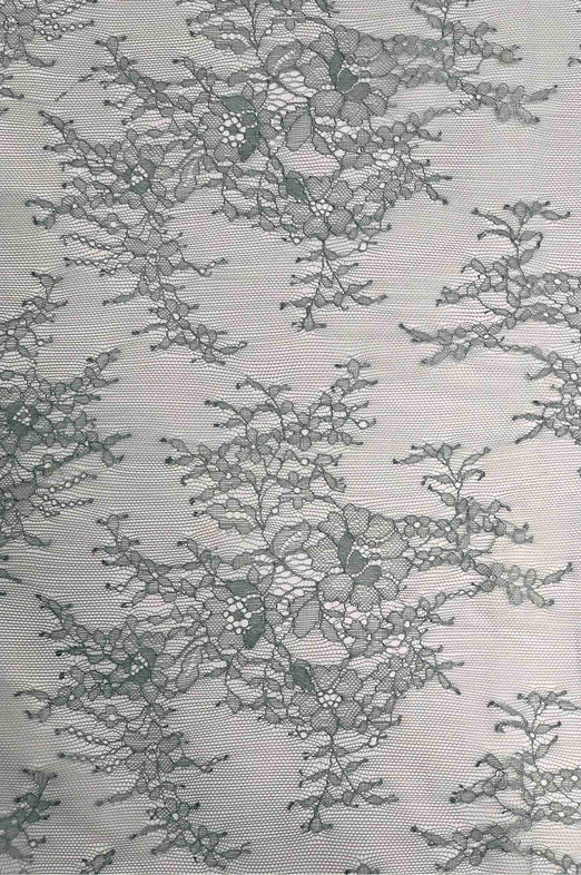 Slate French Plain Lace FLP-002/11 Fabric