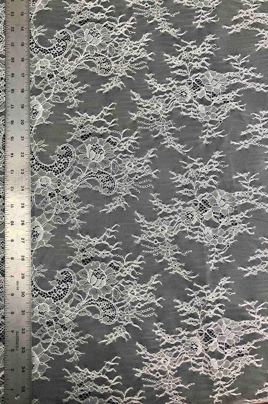 White French Plain Lace FLP-002/20 Fabric
