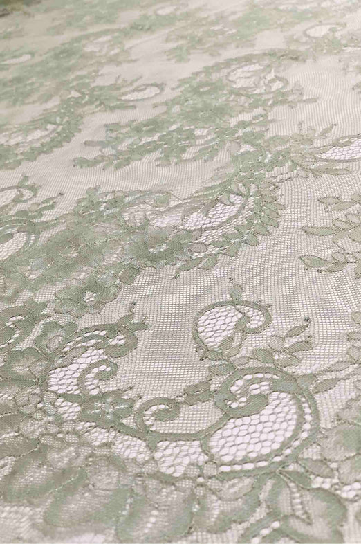 Sea Foam French Plain Lace FLP-004/56 Fabric