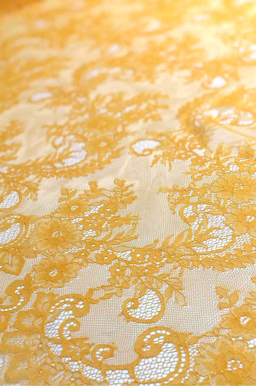 Marigold French Plain Lace FLP-004/67 Fabric