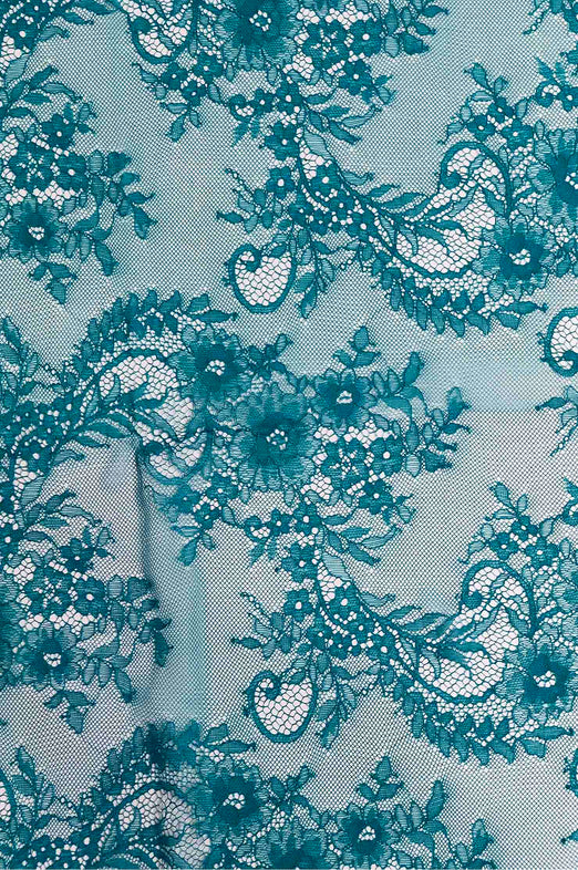 Lake Blue French Plain Lace FLP-004/73 Fabric