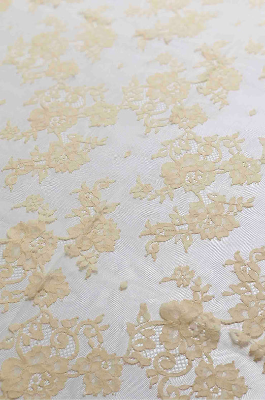 Cornhusk French Plain Lace FLP-005/8 Fabric