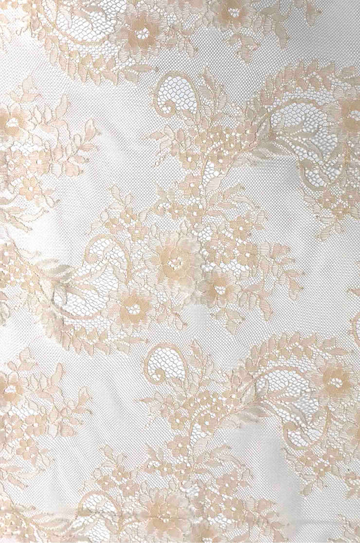Dew French Plain Lace FLP-007 Fabric