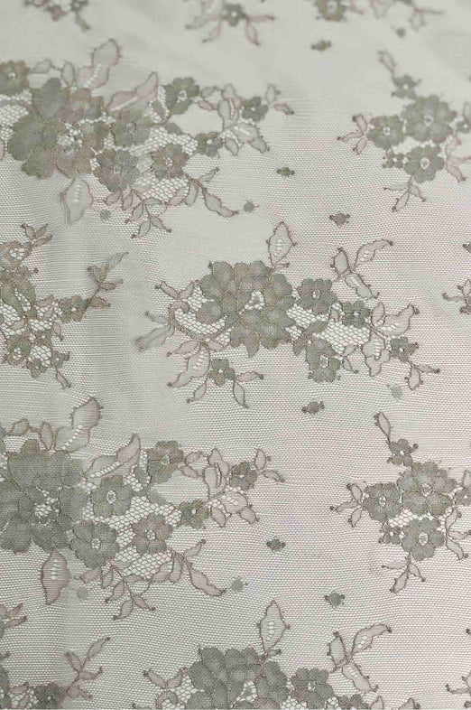 Silver Birch French Plain Lace FLP-008 Fabric