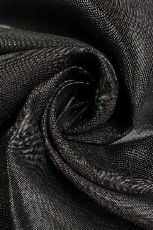 Black Metallic Linen