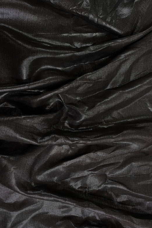 Black Metallic Linen
