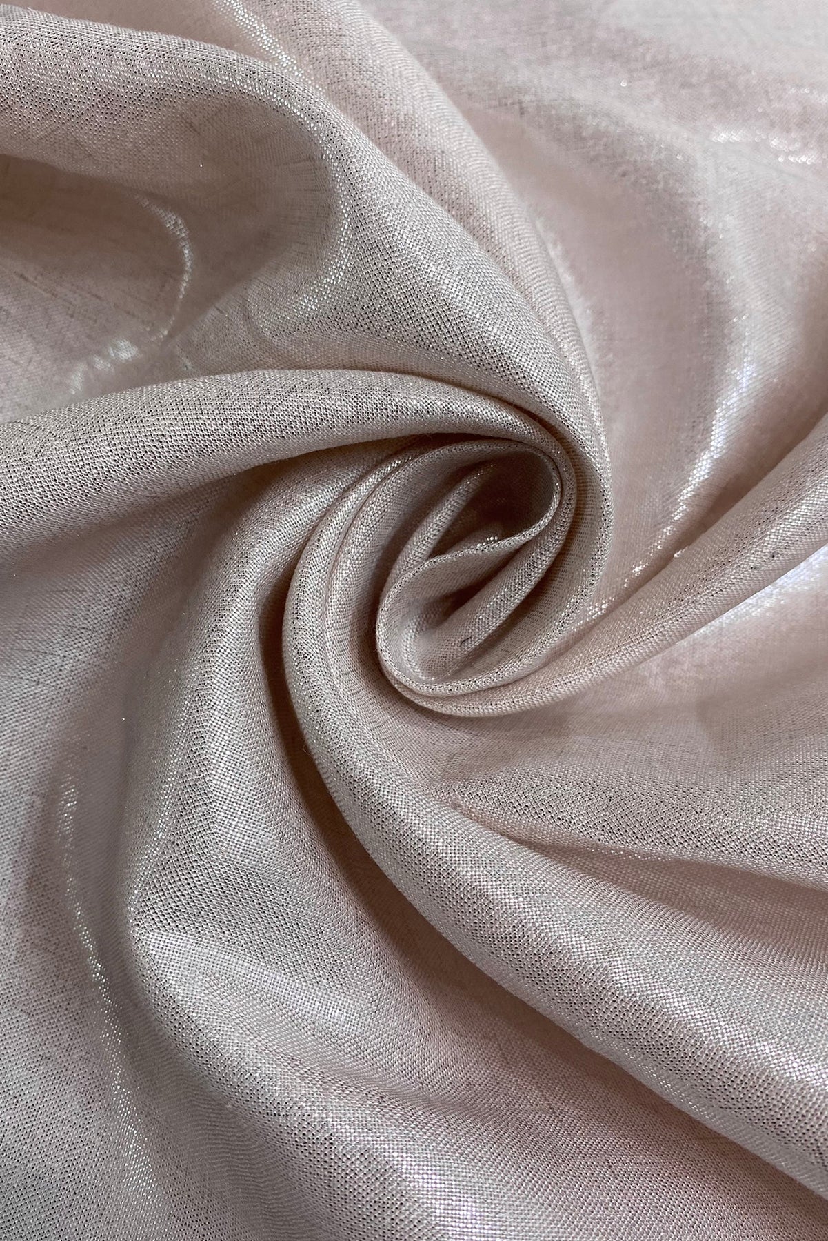 Blush Metallic Linen