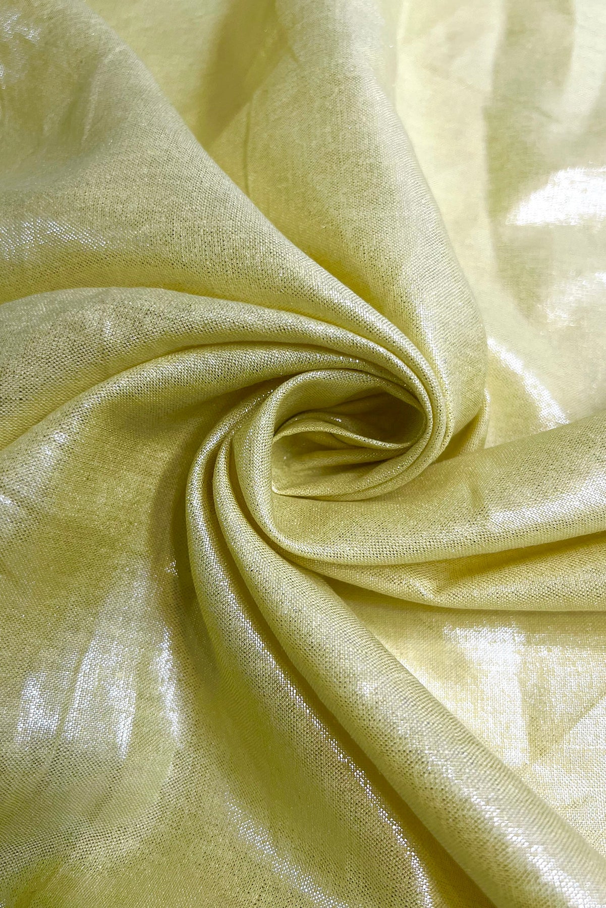 Yellow Metallic Linen