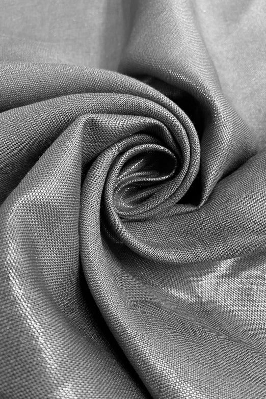 Steeple Gray Metallic Linen