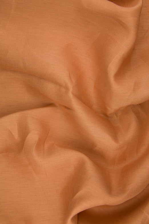 Copper Handkerchief Linen Fabric