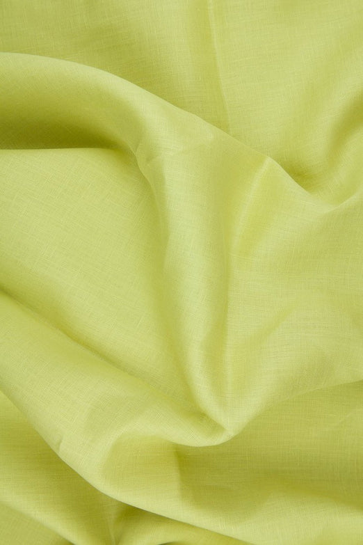 Lime Handkerchief Linen Fabric