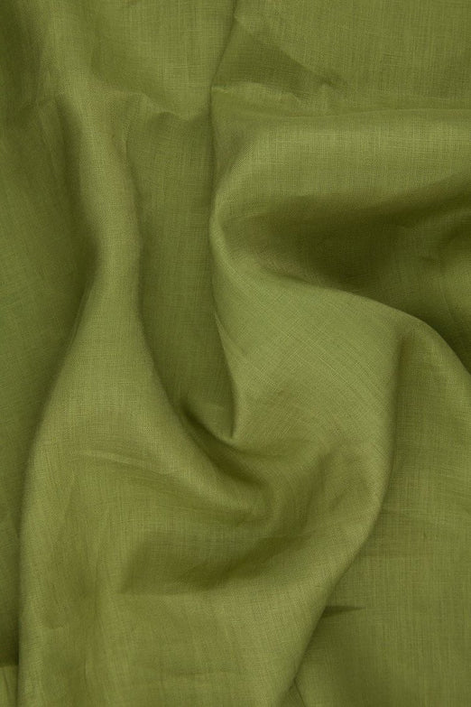 Olive Handkerchief Linen Fabric