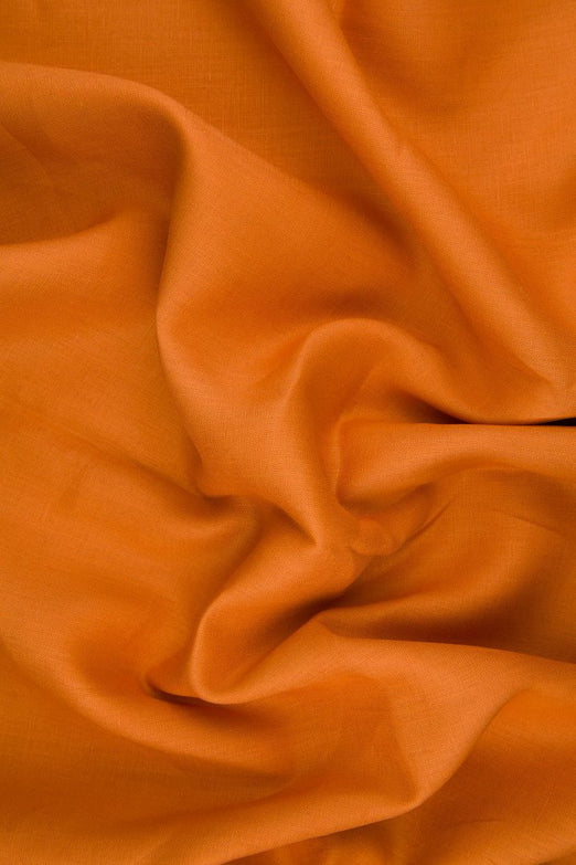 Pumpkin Handkerchief Linen Fabric