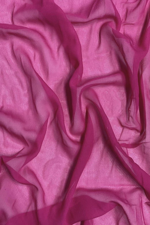 Very Berry Silk Heavy Crinkled Chiffon HCD-008 Fabric