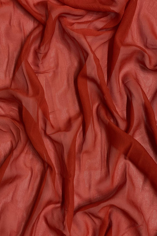 Molten Lava Silk Heavy Crinkled Chiffon HCD-016 Fabric