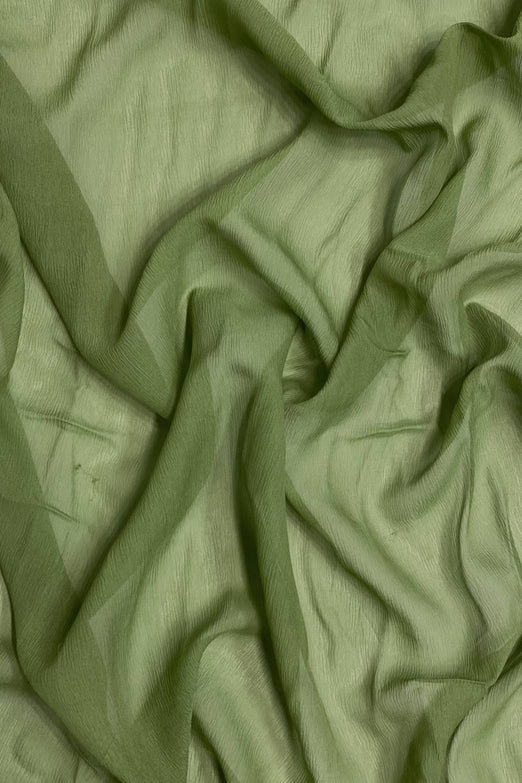 Foliage Silk Heavy Crinkled Chiffon HCD-041 Fabric
