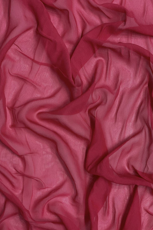 Virtual Pink Silk Heavy Crinkled Chiffon HCD-082 Fabric
