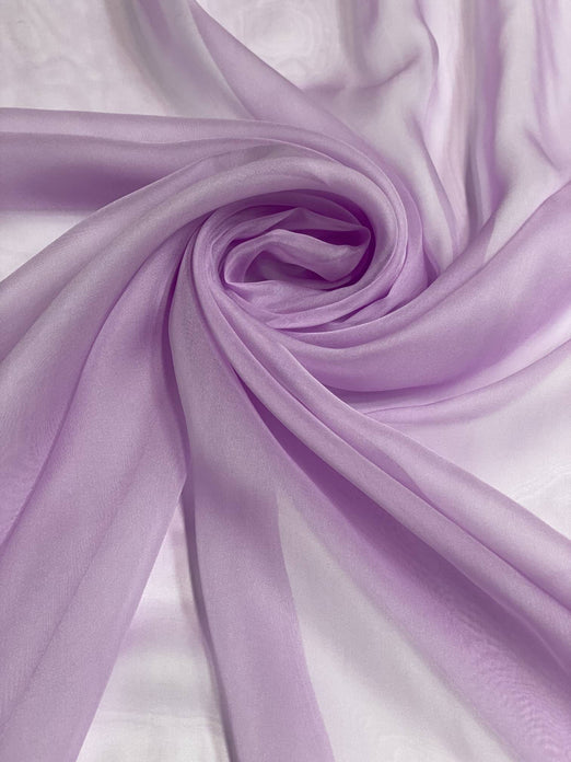 Lavendula Iridescent Silk Chiffon IC-080 Fabric