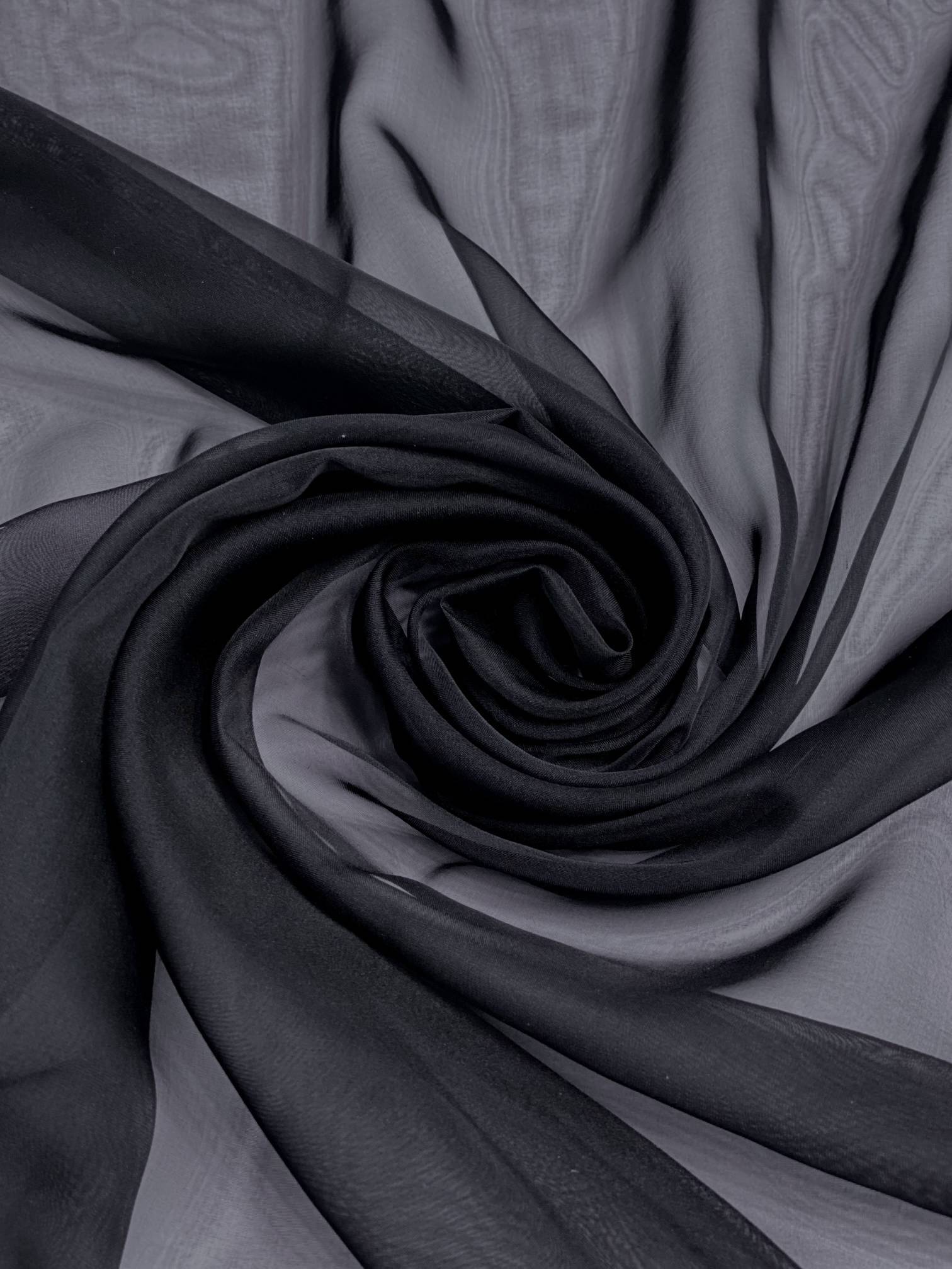 Mustered Black Iridescent 100% Silk Taffeta Fabric 54” Width Sold By The  Yard 