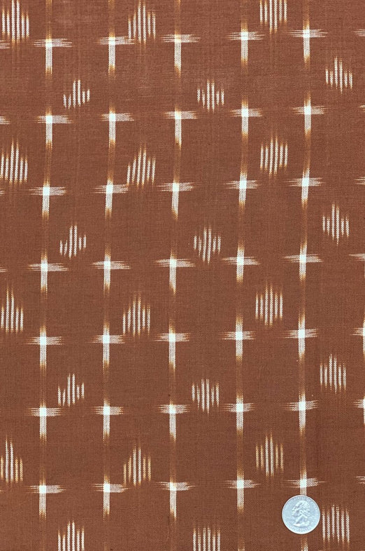 Toffee 13 Cotton Ikat