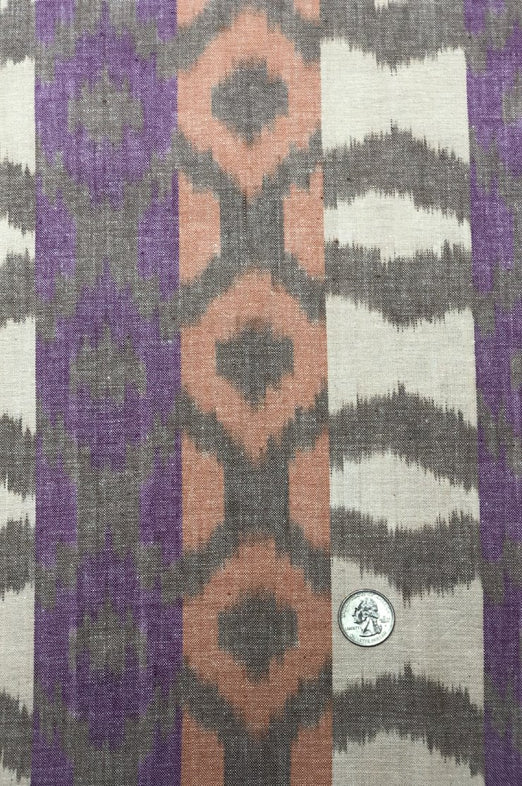 Multicolor Cotton Ikat 159 Fabric