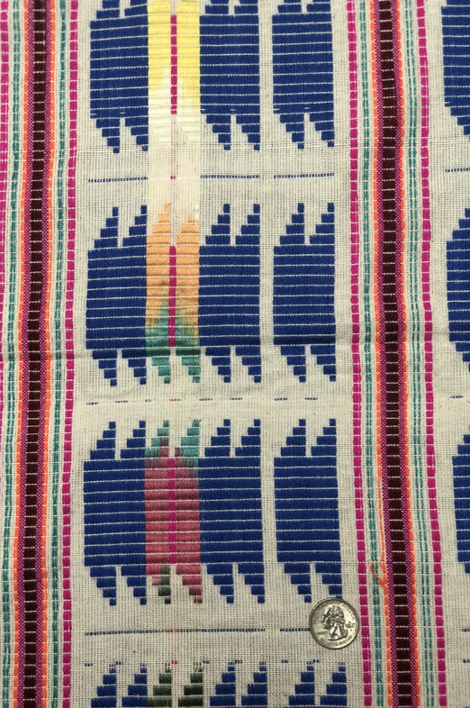 Multicolor Cotton Ikat 160/1 Fabric