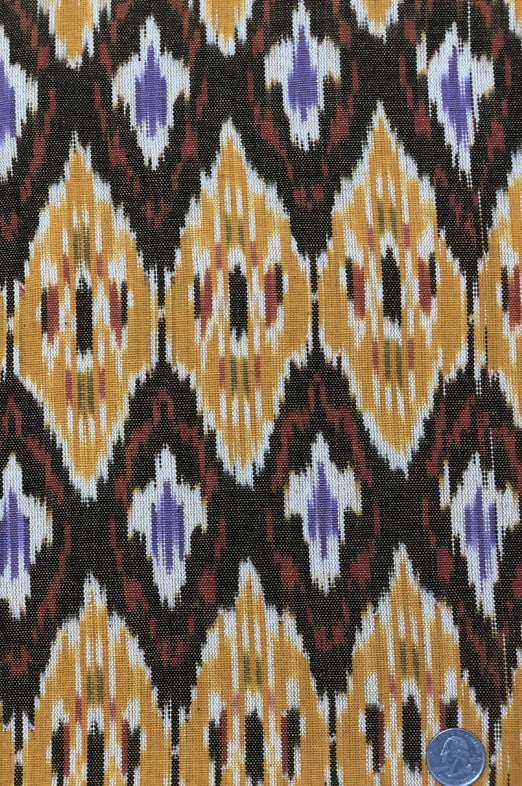 Multicolor Cotton Ikat 182 Fabric