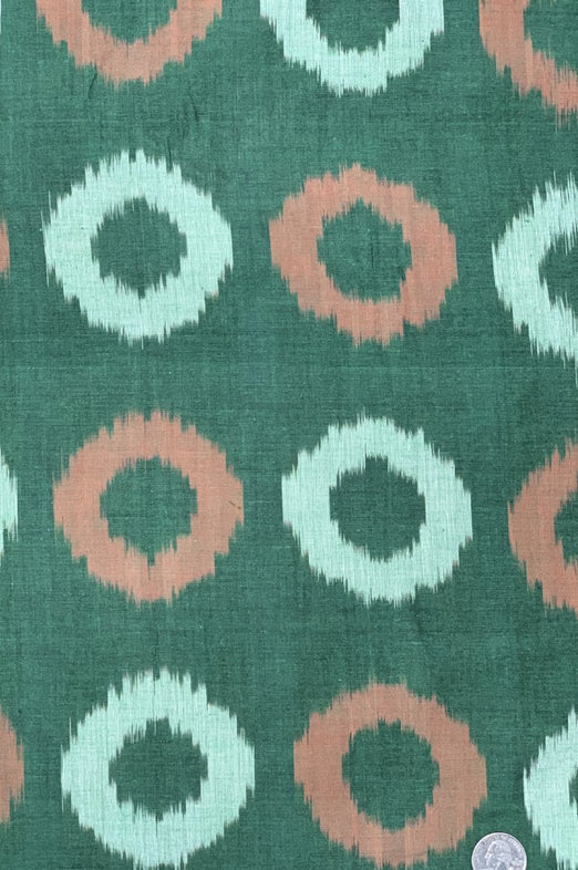 Green 188 Cotton Ikat