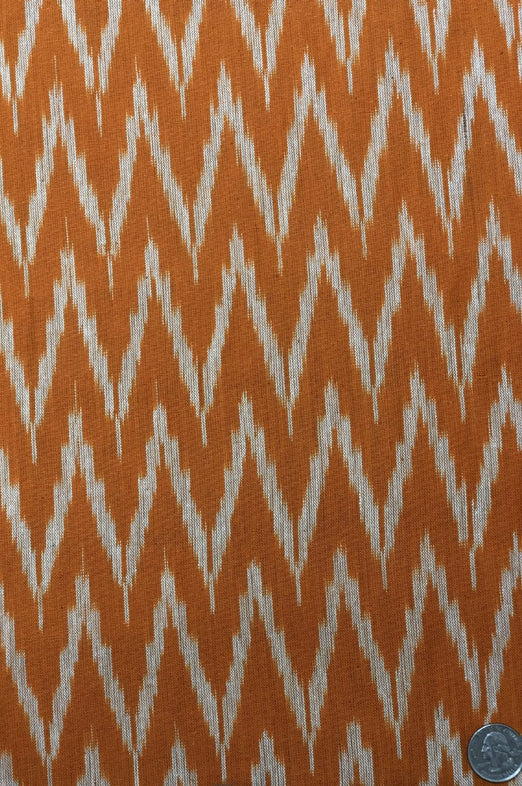 Orange 207 Cotton Ikat