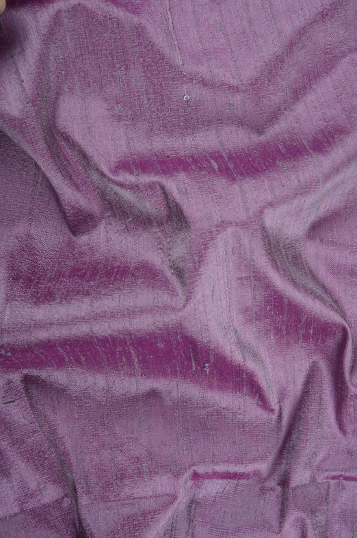 Mauve Purple Dupioni Silk Fabric
