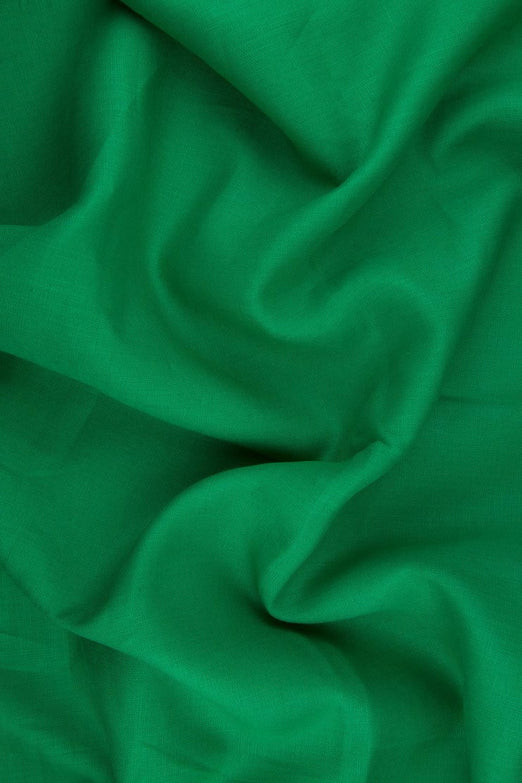 Lucky Green Medium Weight Linen Fabric