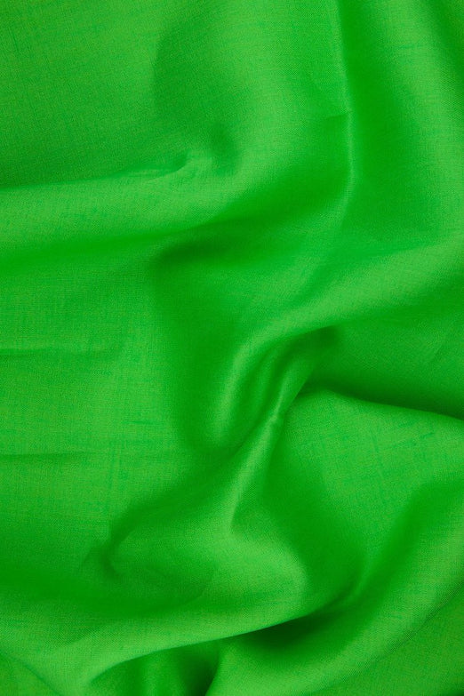 Mantis Green Medium Weight Linen Fabric